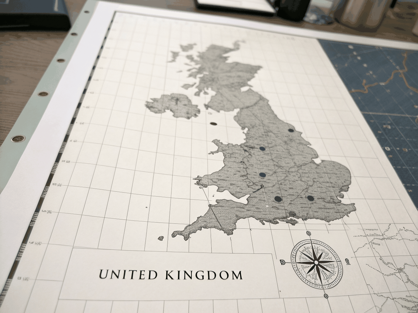 Map showing Praise Space service areas